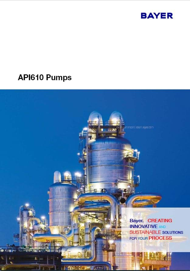 API 610 Ağır Hizmet Pompaları